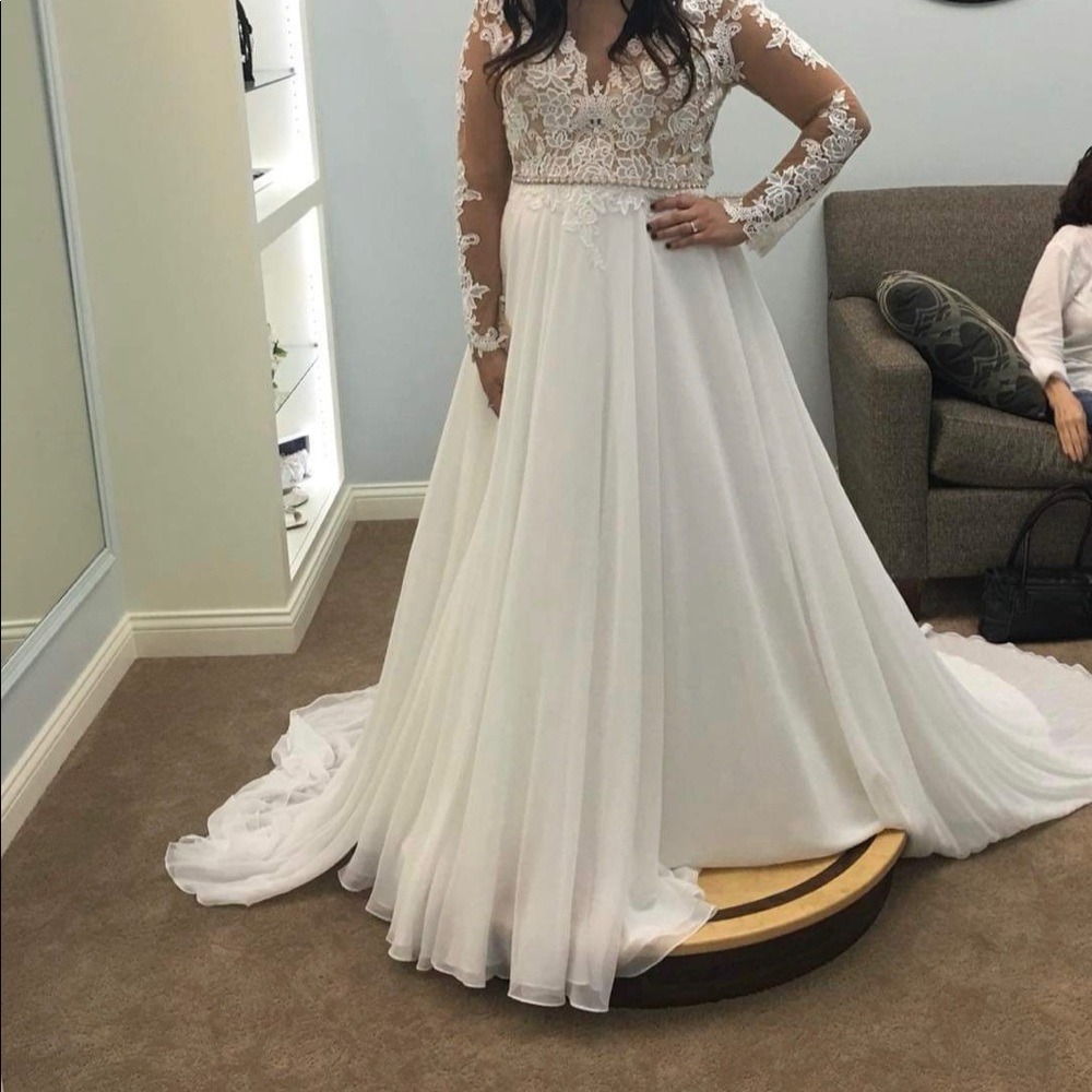 Lillian West BoHo Wedding Gown